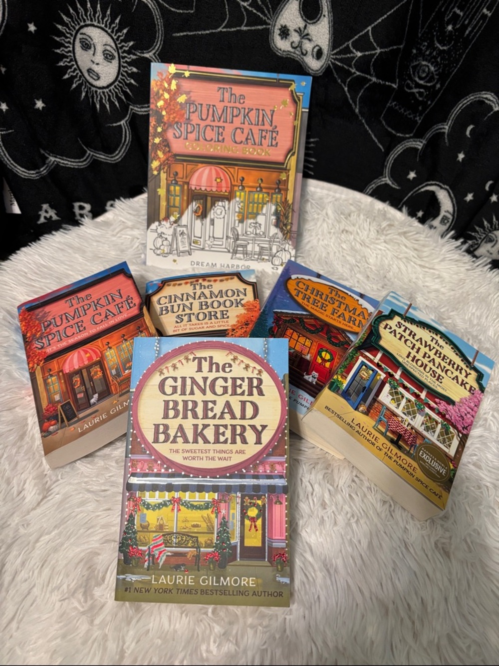 The pumpkin spice cafe & Cozy Cafe Book Set - Colorful Illustrated Covers